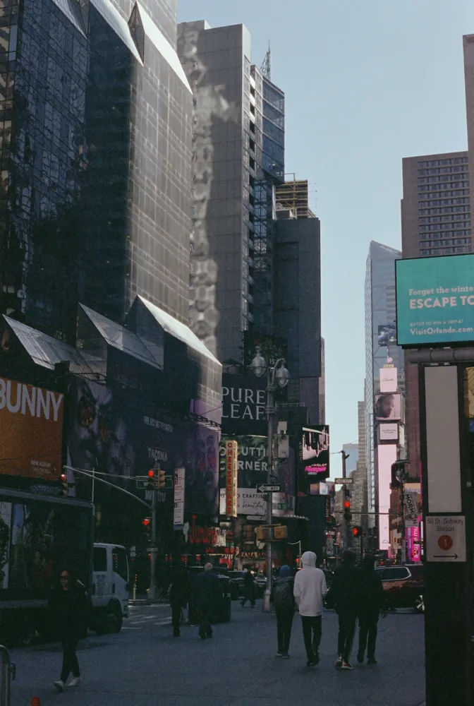 Street scene in New York, 2020