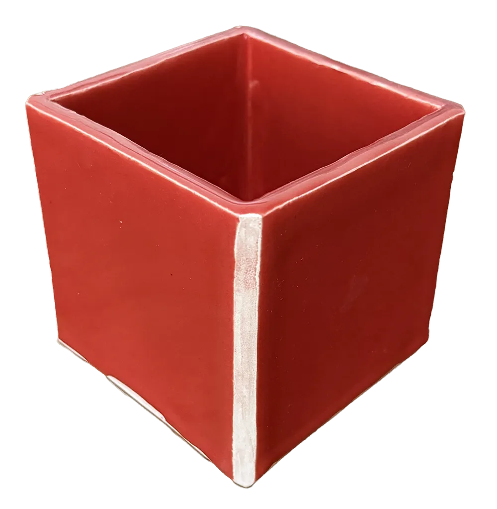 Glazed slab-built box