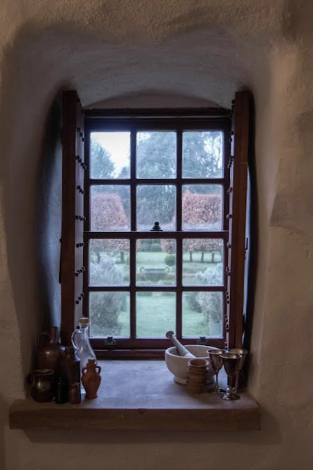Set dressing at Galloway castle for FEAST, 2019