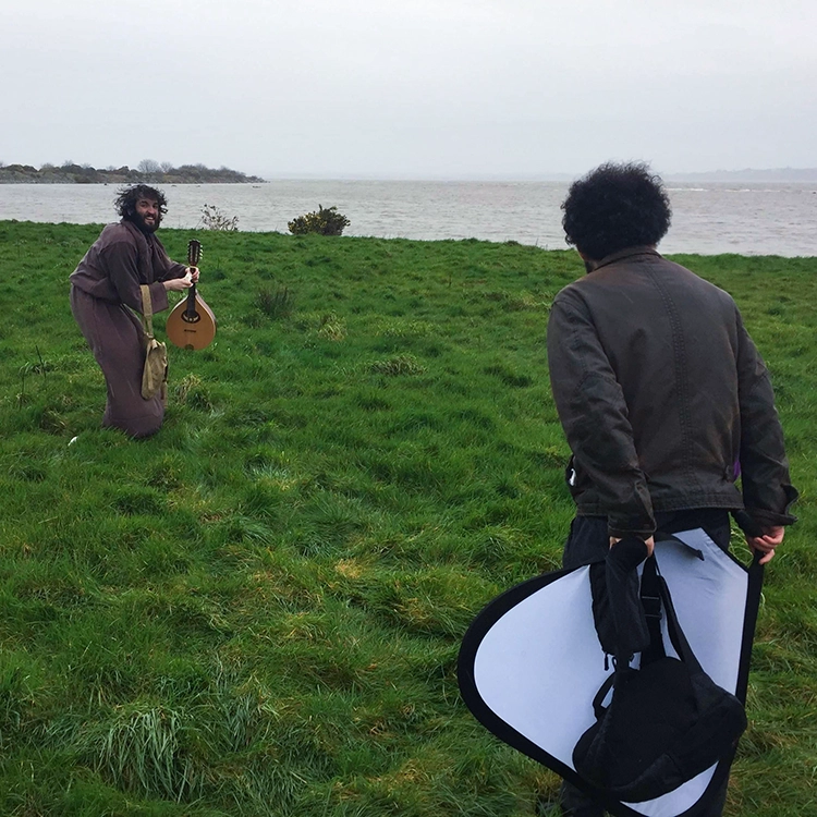 Pick up shooting on the set of FEAST, 2019