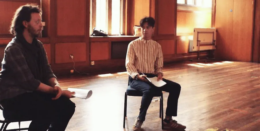 Rehearsal for An Evening with Gene Montague at Imperial College London, 2023